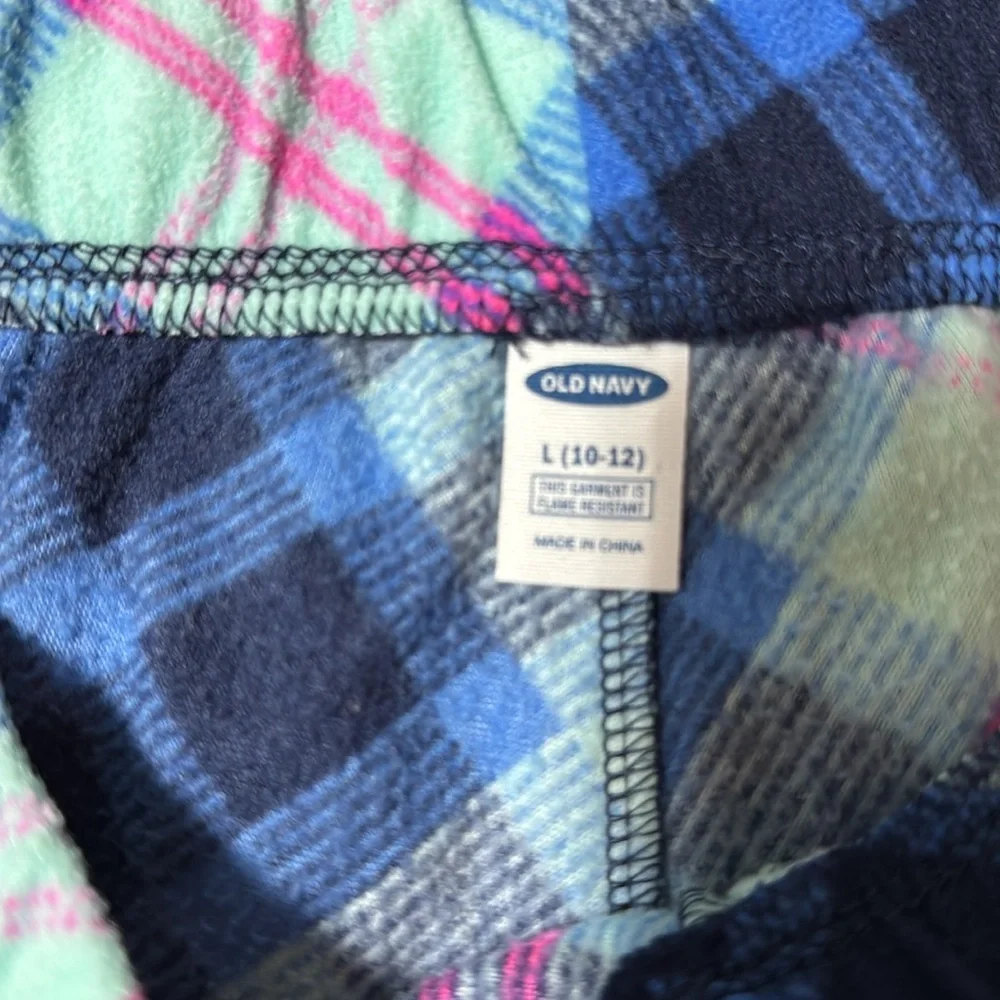 Old Navy girls mid-rise pajama pants - Size L (10-12) - Picture 3 of 3